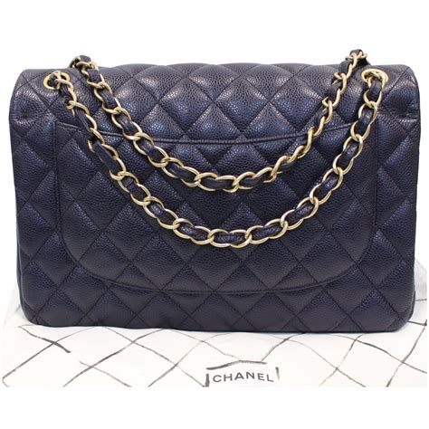 chanel blue jumbo silver hardware|chanel flap hardware.